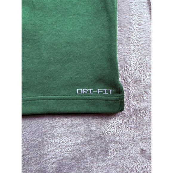 Nike Dri-FIT Quarter Zip Pullover Mens Medium Green White Long Sleeve FJ9549-341 - Picture 9 of 13